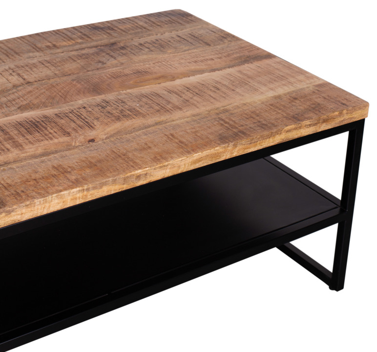 Couchtisch Sicilia Mango Natur 110x60x41 cm Braun